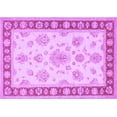 thumbnail image 1 of Ahgly Company Indoor Rectangle Oriental Purple Traditional Area Rugs, 5' x 7', 1 of 4