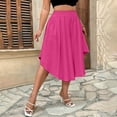 thumbnail image 6 of biudgviw Plus Size Capris for Women Loose Flowy Wide Leg Capri Pants Casual Elastic Waist Cropped Culottes Summer Clothes, 6 of 6