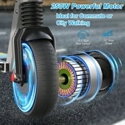 SANOPY Electric Scooter for Teens, 250W Powerful Motor & 6.5 Solid Tires, Top 15.5 Mph & 20 Miles Range, Foldable Commuting E Scooter,UL2272 Certified