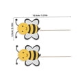 thumbnail image 6 of OFFIGAM Yellow Themed Cupcake Toppers Paper Decorations for Birthday Party Supplies, 72 Pieces Set, 6 of 7