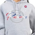 thumbnail image 3 of Women's G-III 4Her by Carl Banks Gray Detroit Pistons Shadow Logo Tri-Blend Fleece Hoodie, 3 of 3