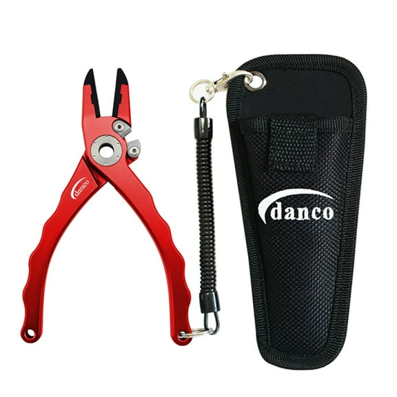 Danco Sports Beefcake Angler, Aluminum Pliers, 7",  Red