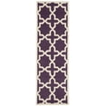 thumbnail image 2 of SAFAVIEH Chatham Giovanni Geometric Wool Runner Rug, Purple/Ivory, 2'3" x 7', 2 of 6