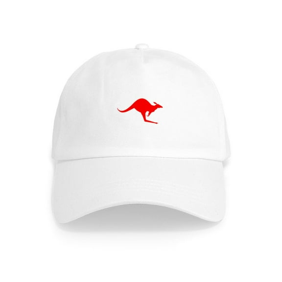 CafePress - Australian Kangaroo - Adjustable 100% Brushed Unisex Casual Cotton Baseball Cap, Beige, 1