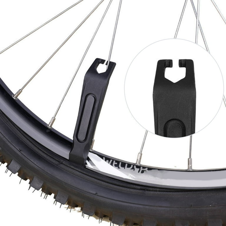 harmtty Bike Tire Lever Impact Resistance Spokes Snap Design Labor Saving Tire Removal Bicycle Outside Tire Picking Bar Cycling Accessories Blue