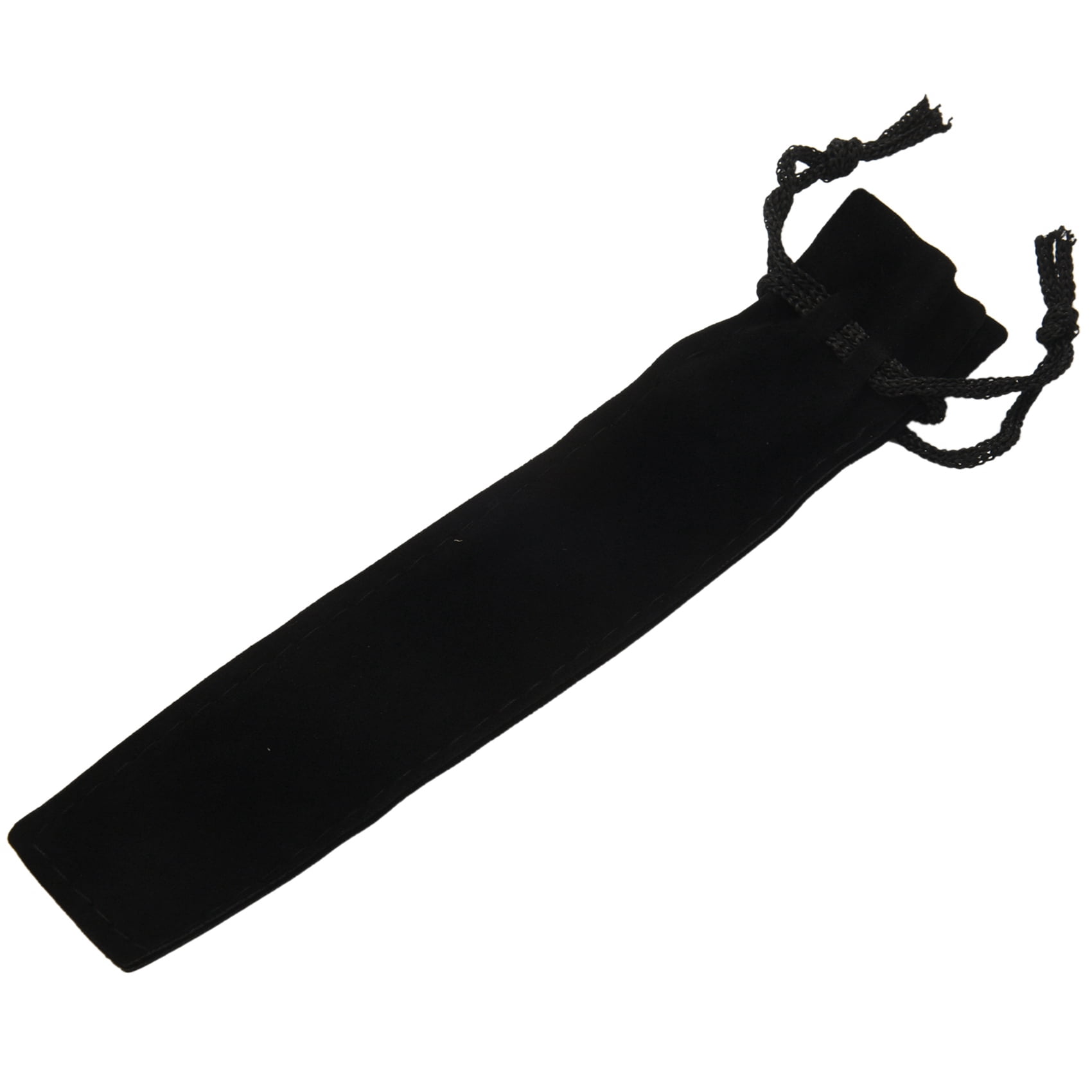 300 Pcs Black Velvet Pen Pouch Sleeve Holder Single Pen Bag Case Pencil Bag