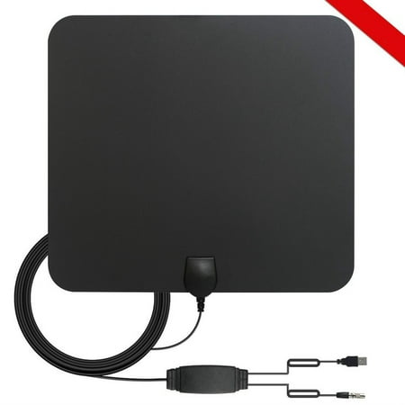 TV Antenna -Best 1080P 50 Miles Digital HDTV Antenna Indoor - Upgraded Version USB Powered Amplified Antenna Super FUN And FREE For