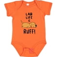 thumbnail image 3 of Inktastic Lab Life is Ruff Yellow Lab Boys or Girls Baby Bodysuit, 3 of 5