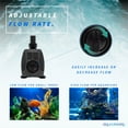 thumbnail image 7 of Aqua Dream Living Submersible Pond Pump JD-4500, 1200 GPH, 1 Count, 5.25 x 7 x 3 Inches, 7 of 7