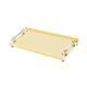 thumbnail image 2 of Bandeja rectangular para servir con asas, bandeja para mesa de centro, ideal para encimeras y dormitorios. Amarillo L, 2 of 9