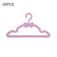 thumbnail image 2 of AYYUFE 20Pcs Doll Clothes Hanger Miniature Dollhouse Hangers Reusable Multifunctional Plastic Pink Miniature Clothes Rack for Doll, 2 of 6