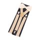 thumbnail image 5 of Conjunto de tirantes con pajarita para hombre con correas de hombro para beige, 5 of 9