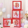 thumbnail image 1 of Set, Transparent Balloon Box, BABY Letter Party Decoration Supplies, Wedding Scene Layout Props (without Balloons), Birthday Balloons, Birthday Party Supplies, Party Decoration, Wedding Supplies, Wedd, 1 of 5