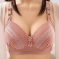 thumbnail image 2 of Eashery Women Bras Solid Comfort Women Bras Watermelon Red 46, 2 of 3