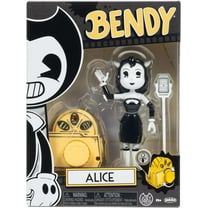 Bendy and the Ink Machine 5 inch Articulated Alice Action Figure with Microphone & Projector Accessory for Teen Ages 14 