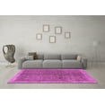 thumbnail image 3 of Ahgly Company Indoor Rectangle Abstract Purple Contemporary Area Rugs, 8' x 12', 3 of 4