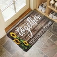 thumbnail image 4 of Vintage Sunflower Board (3) Door Mat Welcome Door Mat for Front Door, Home Entrance, Yard, Floor, Patio, Non Slip Spring Summer Welcome Mat Indoor Outdoor Doormat 30"*17", 4 of 6