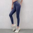 thumbnail image 2 of Traje de Yoga, pantalones deportivos para mujer, estilo veraniego, para correr, cintura alta, uso exterior, base de melocotón, levantamiento de cadera, ejercicio apretado, secado rápido, 2 of 5