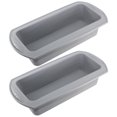 thumbnail image 1 of MesaSe Loaf Pan 2Pcs Silicone Non-stick Cake Bread Loaf Pan DIY Making Mold Kitchen Baking Tool, 1 of 6