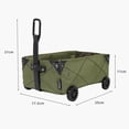 thumbnail image 5 of Carro Plegable De Lona De Bricolaje Carro de la compra plegable de lona con caja de pañuelos para autocaravana verde militar Ndcxsfigh Para Estrenar, 5 of 5