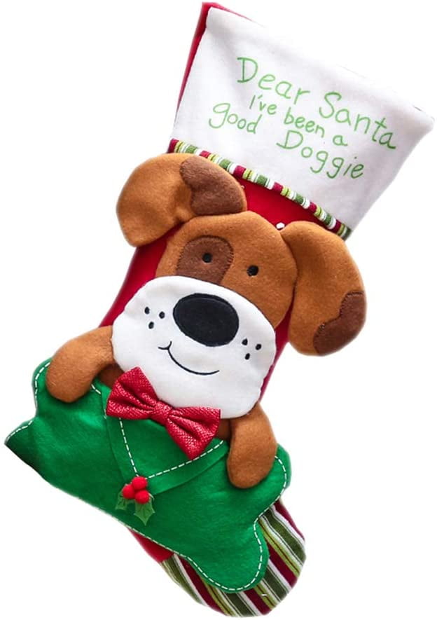Christmas Dog Stockings, Large Christmas Dog and Cat Stockings Pet Xmas