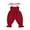 Wine Red, variant on Caoirhny Toddler Girl Sling Jumpsuit, Heart/Leopard Printed Pleated Tie-Up Simple Style Overalls, Casual Sweet Romper