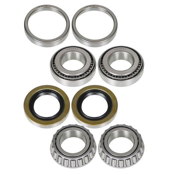 PET-U Golf Cart Front Wheel Hub Bearings & Seal 2 pack For EZGO 1976 - UP