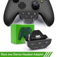 thumbnail image 4 of Adaptador de auriculares estéreo Convertidor de micrófono de audio para Xbox One Controller (Negro), 4 of 8
