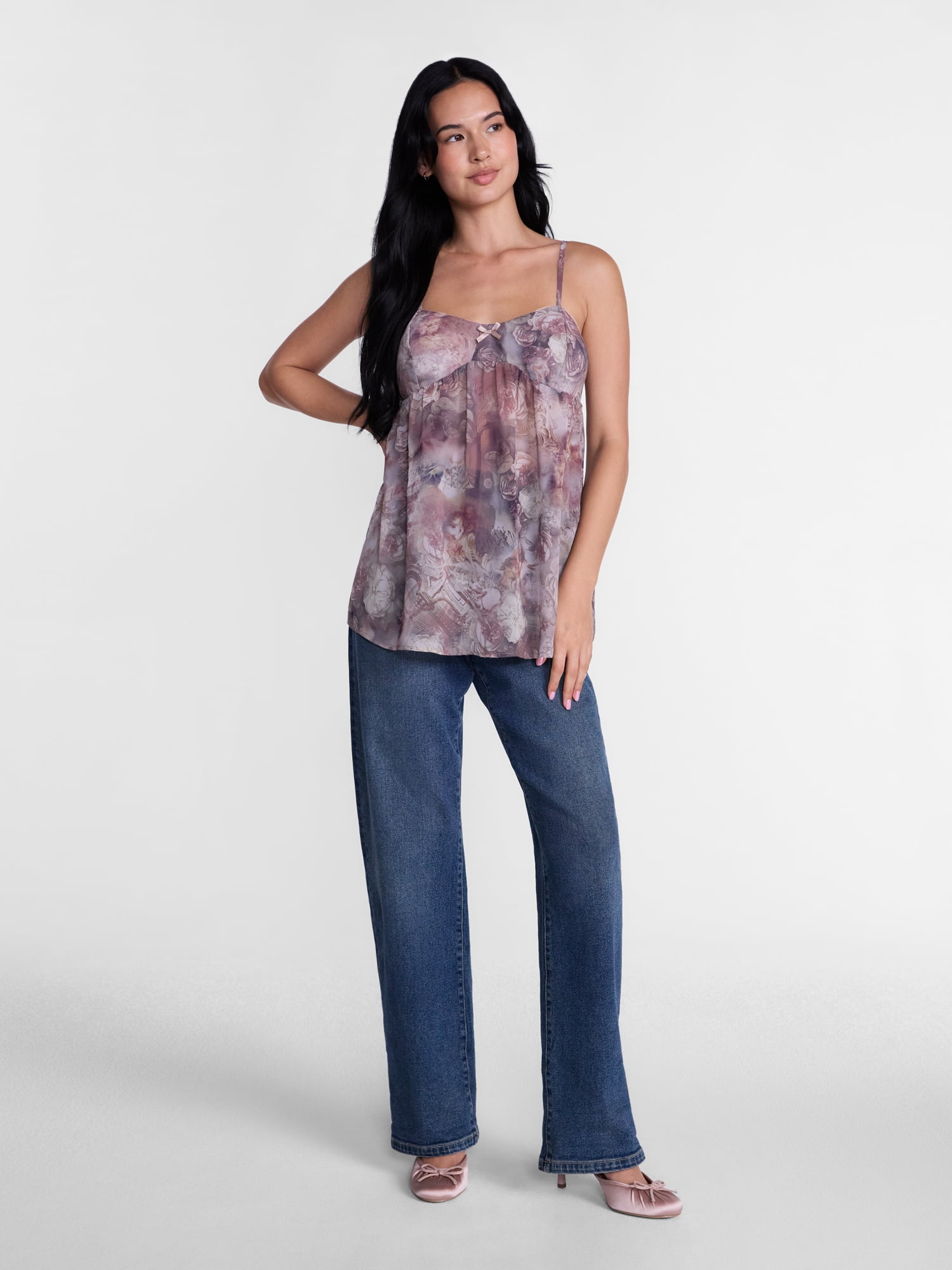 Madden NYC Women’s Babydoll Tank Top, Sizes XXS-XXL
