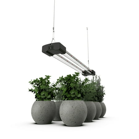 BoostGro 2FT LED Grow Light for Plants Full Spectrum Red Light Enriched Linkable Design for Seedlings Succulents and Mother Plants (1-pack)