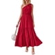 thumbnail image 1 of Vestido PRETTYGARDEN Maxi Floral de Verano con Hombro Descubierto Rojo XXL, 1 of 8