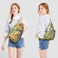 thumbnail image 3 of Butterfly Sunflower Backpack - Whimsical Floral & Insect Motifs, Compact Anti-Theft Pack, 3 of 4