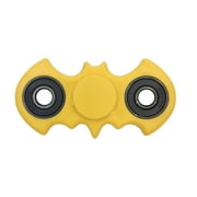 Fidget Hand Spinner Yellow Bat Color Toy Stress Reducer Ball Bearing High Speed Spinners - May help with ADD, ADHD, Anxiety, and Autism Adult Children