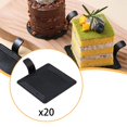 thumbnail image 1 of Elodie 20 Pcs Planches à Gâteau avec Poignée pour Présentation de Friandises Sucrées Spatule à Gâteau Carrée, 1 of 8