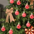 thumbnail image 4 of 24PCS Shatterproof Red Christmas Ornaments, Glossy & Matte Hanging Baubles, Holiday Tree Decorations, Festive Party Decor, Durable Christmas Balls for Home & Wreaths, 4 of 6