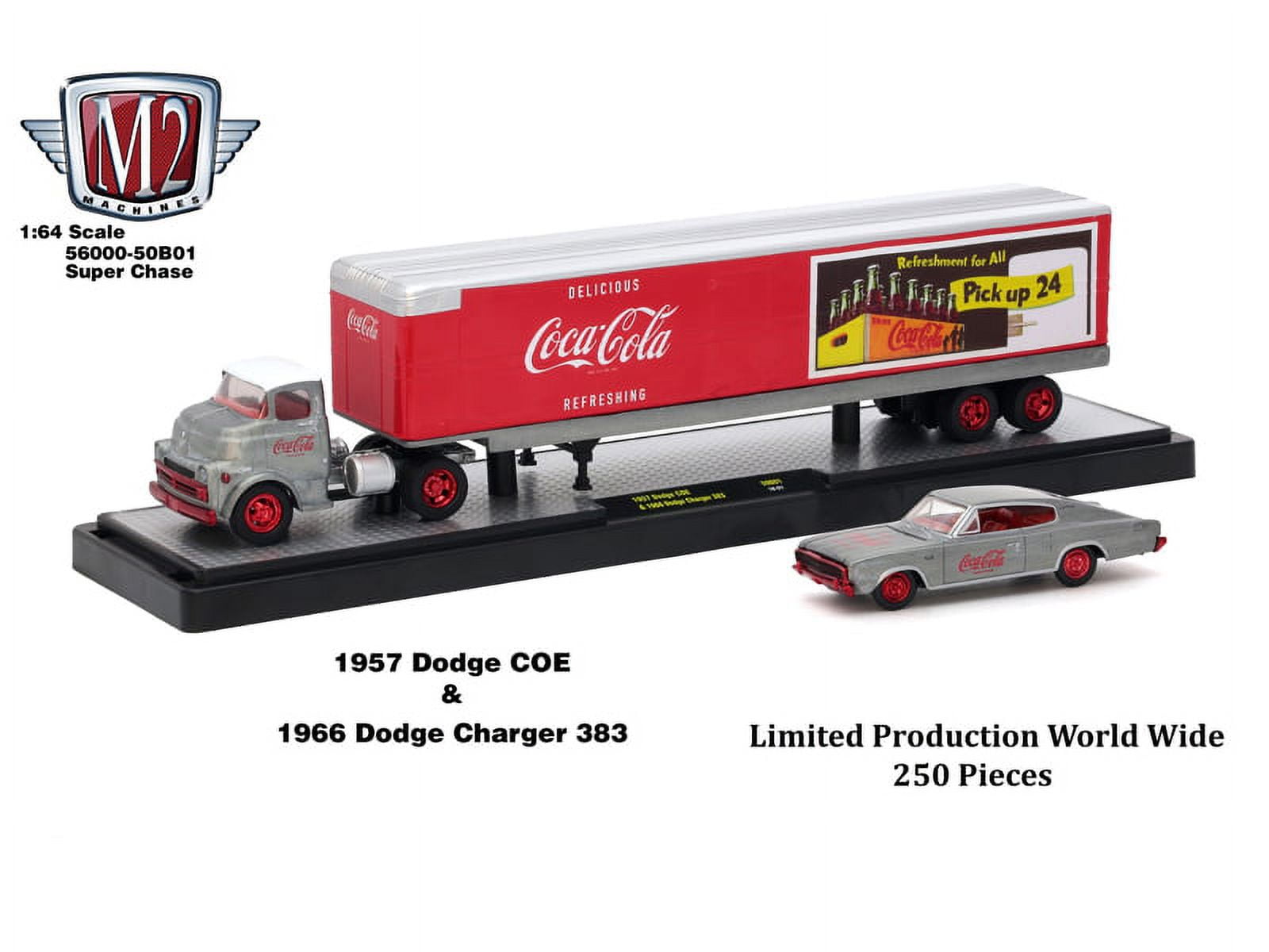 1:64 M2 COCA COLA AUTO TOW HAULERS TW01 - Miniaturas colecionáveis para a  sua loja