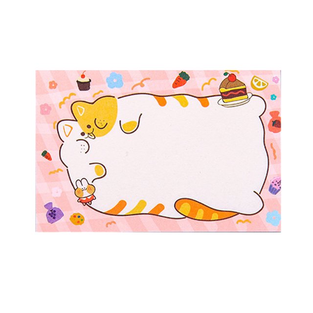 CAROOTU Self Sticky Notes Colorful Creatives Tearable Self-Stick Pad Notes for Office School Home New