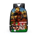 thumbnail image 4 of Mochila de tendencia para estudiantes de primaria para hombres y mujeres, bolso escolar Roblox, bolso de hombro periférico para juegos, bolso escolar con cremallera de dibujos animados, 4 of 4