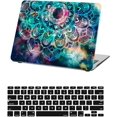 thumbnail image 1 of Case Cover for MacBook 12 inch A1534 2017 2016 2015 with Retina Display,Classic Plastic Hard Shell Case & Keyboard Cover Skin for MacBook Air 12 inch Retina,Boho Print, 1 of 7
