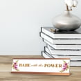 thumbnail image 2 of Babe with the Power, Rose Gold Novelty Novelty Nameplate Desk Sign (2 x 8"), 2 of 3