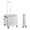 BEIGE, variant on Folding Rolling Cart,Utility Cart Portable Rolling Crate Handcart with 4 Wheels&Hook, 2 Modes Telescoping Handle Shopping Carts for Groceries,Load Capacity 330LBS