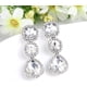 thumbnail image 3 of Cristal Austríaco Elegante Boda Oval Lágrima Aretes Perforado Colgantes para Mujer, 3 of 4