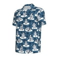 thumbnail image 2 of Rocae Snow Penguin for Men's Short Sleeve Polo Shirt, Quick Drying Performance Moisture Wicking Sports Men's Golf Shirt 3X-Large, 2 of 9
