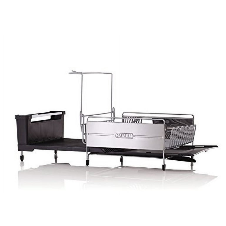 Sabatier Expandable Dish Rack 水切りラック Sabatier Expandable Stainless Steel Dish Rack with Rust
