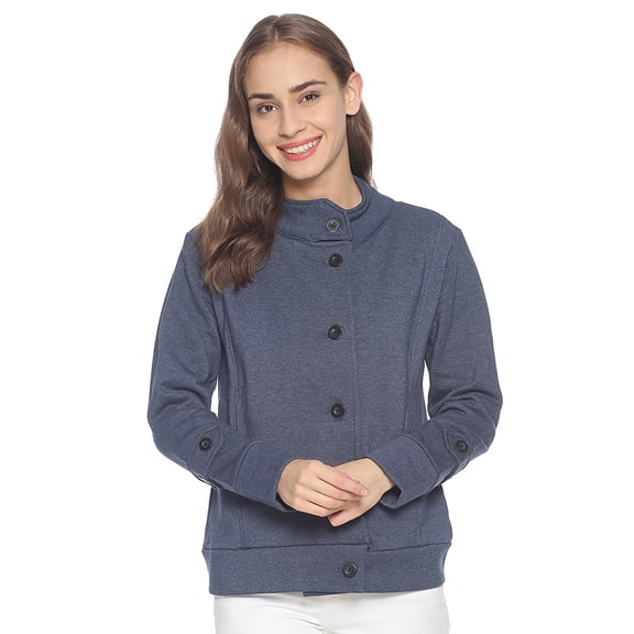Campus Sutra Women Solid Stylish Casual Jacket