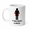 White, variant on Rongyun Coffee Travel Mug - Women Powering 'It Was Never A Dress' Motivational Ceramic Mug - Coffee or Tea Cup - Novelty Gift for Women 11 oz