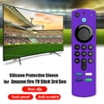 thumbnail image 5 of Funda para mando a distancia antideslizante para Amazon Fire TV Stick de 3.ª generación color morado, 5 of 5