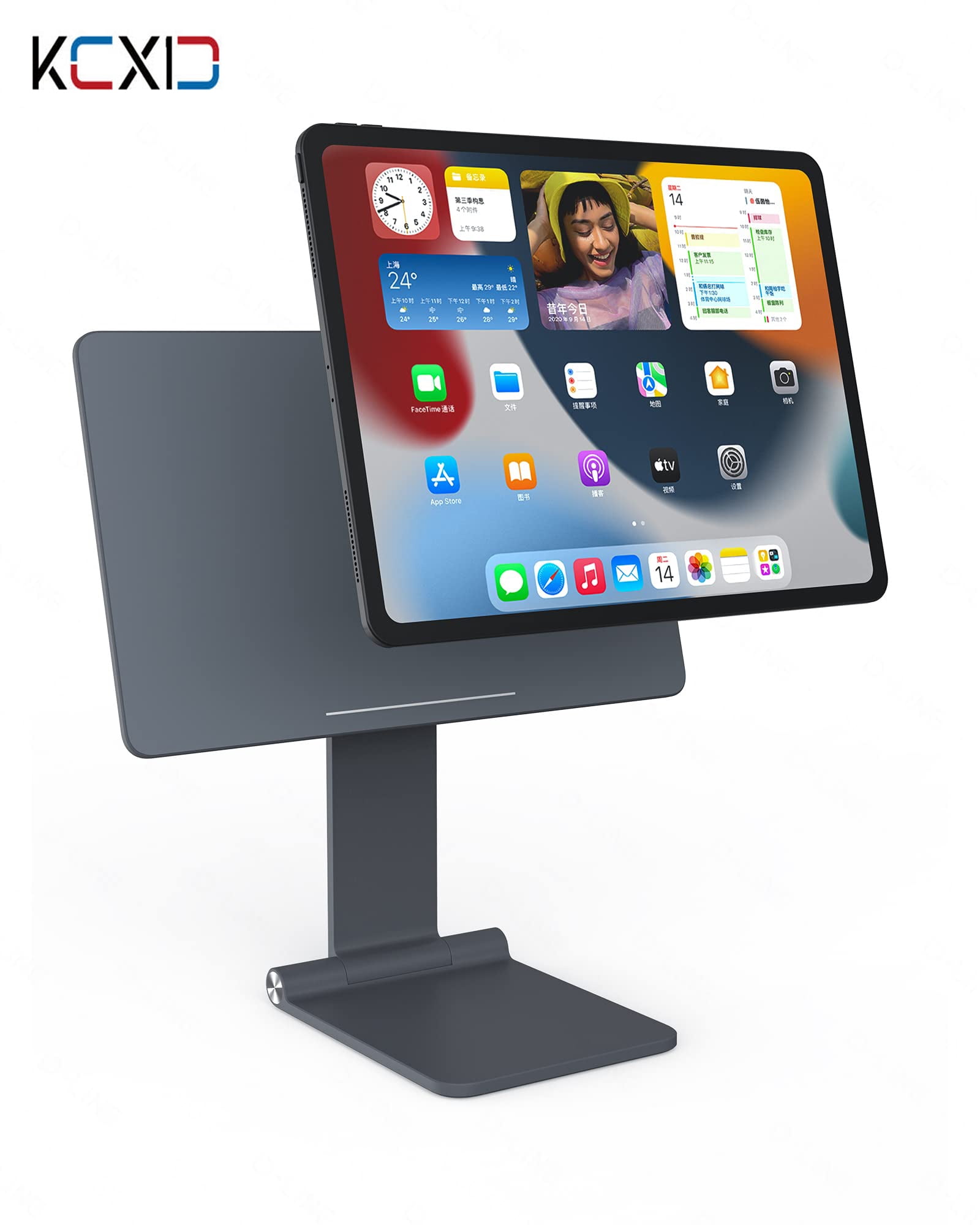KU XIU Foldable Magnetic iPad Pro Stand Portable Multi-Angle