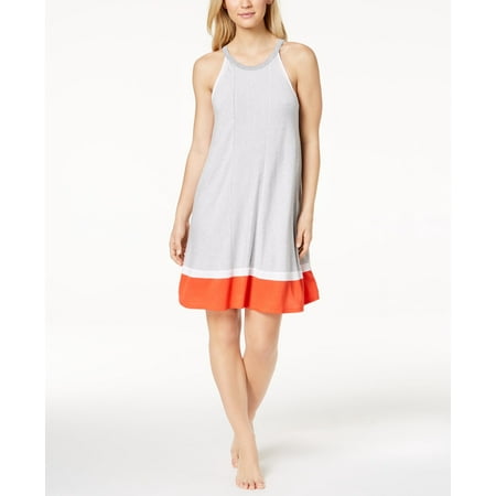 

DKNY Womens Sleeveless Contrast Trim Nightgown