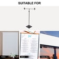 thumbnail image 4 of Miangastore Support de Présentation Publicitaire Ajustable en Forme de T pour Affiches, 4 of 9